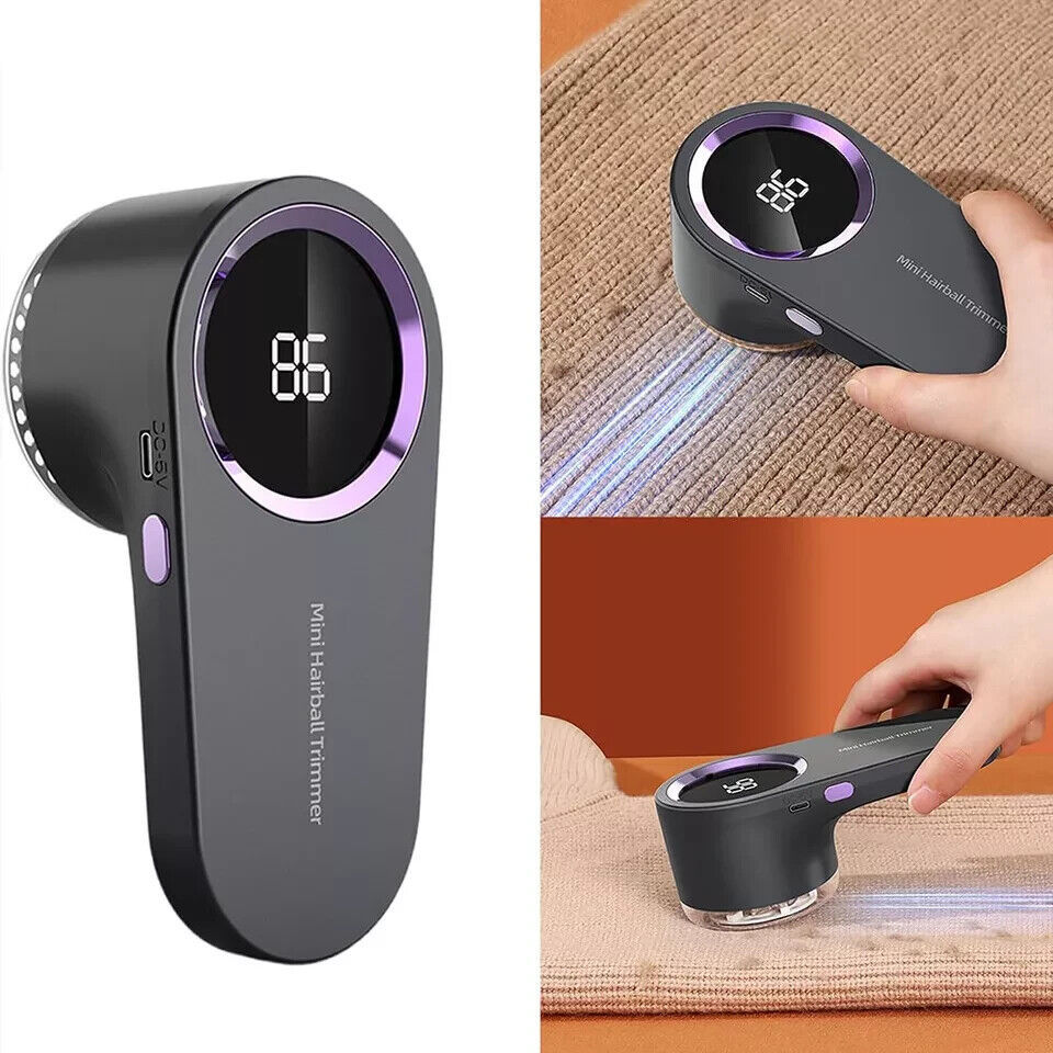 Electric Lint Remover Rechargeable Bobble Fabric Shaver For Clothes Clothing NEW