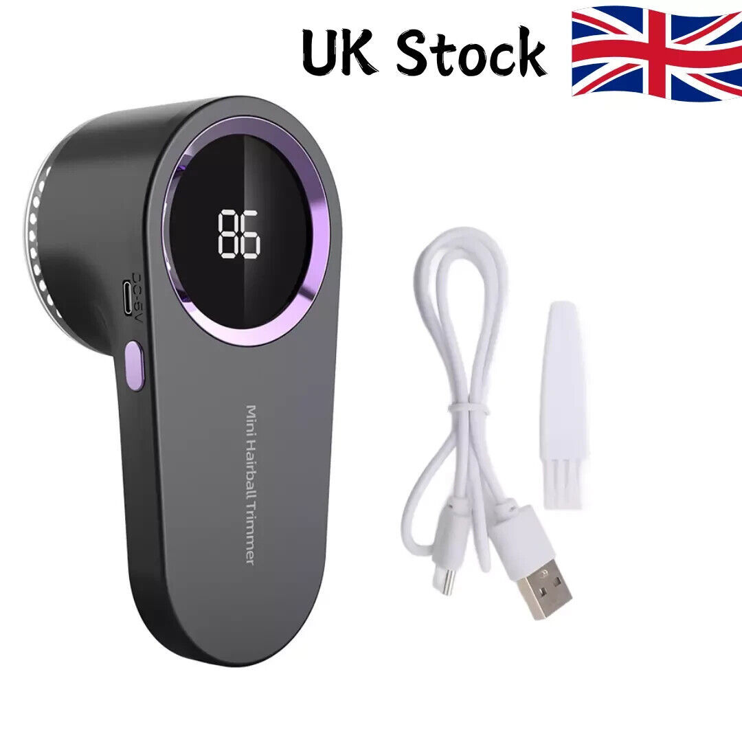 Electric Lint Remover Rechargeable Bobble Fabric Shaver For Clothes Clothing NEW