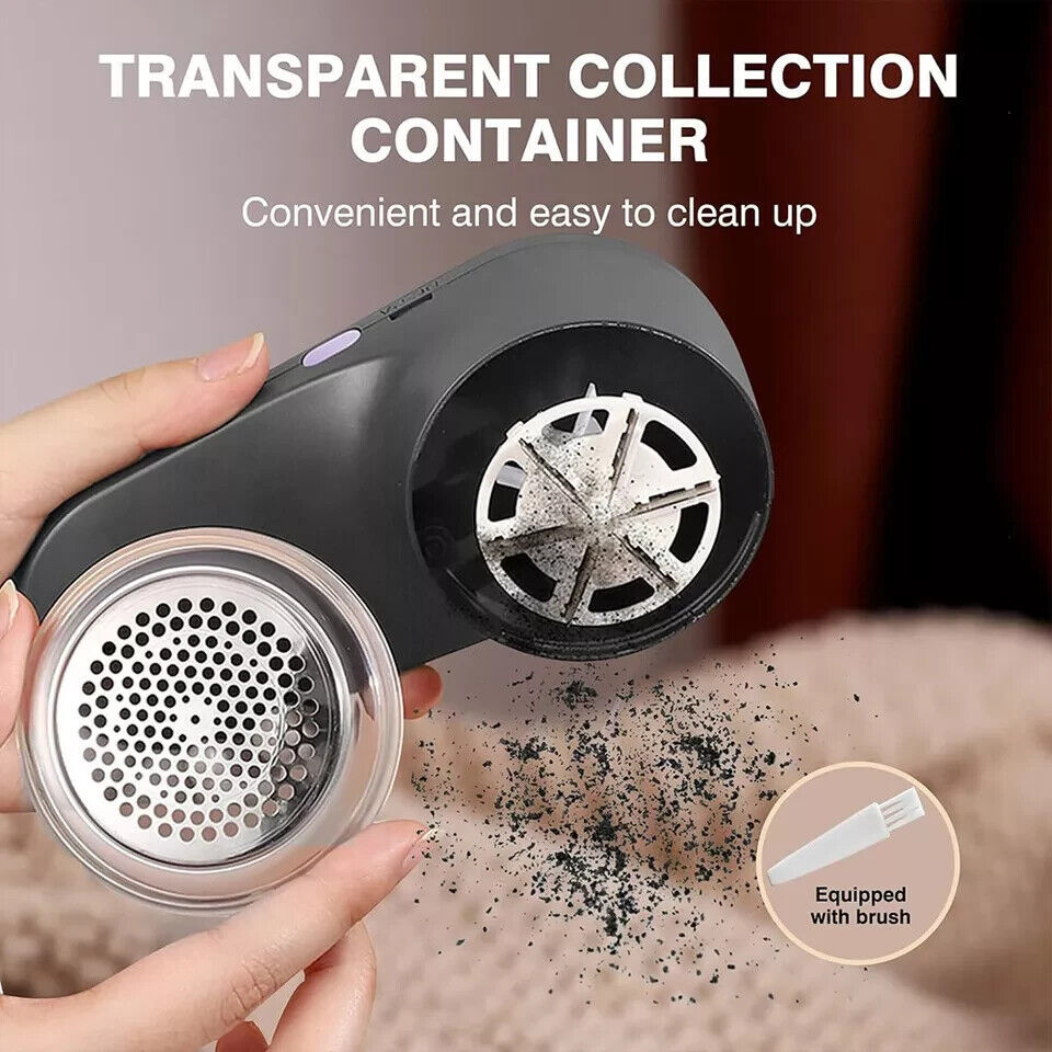 Electric Lint Remover Rechargeable Bobble Fabric Shaver For Clothes Clothing NEW